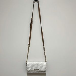 Michael Kors White Crossbody Bag